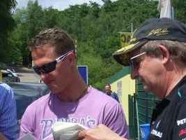 Michael Schumacher und Reinhard Ferling